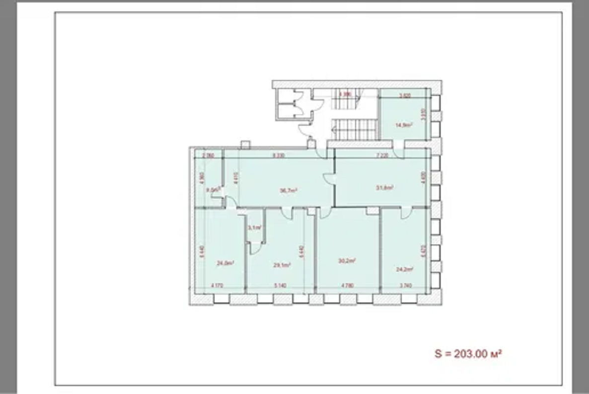 Аренда офиса 202 м², Хорива ул., 1А