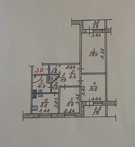 Продаж 3-кімнатної квартири 70 м², Китобоїв вул., 12