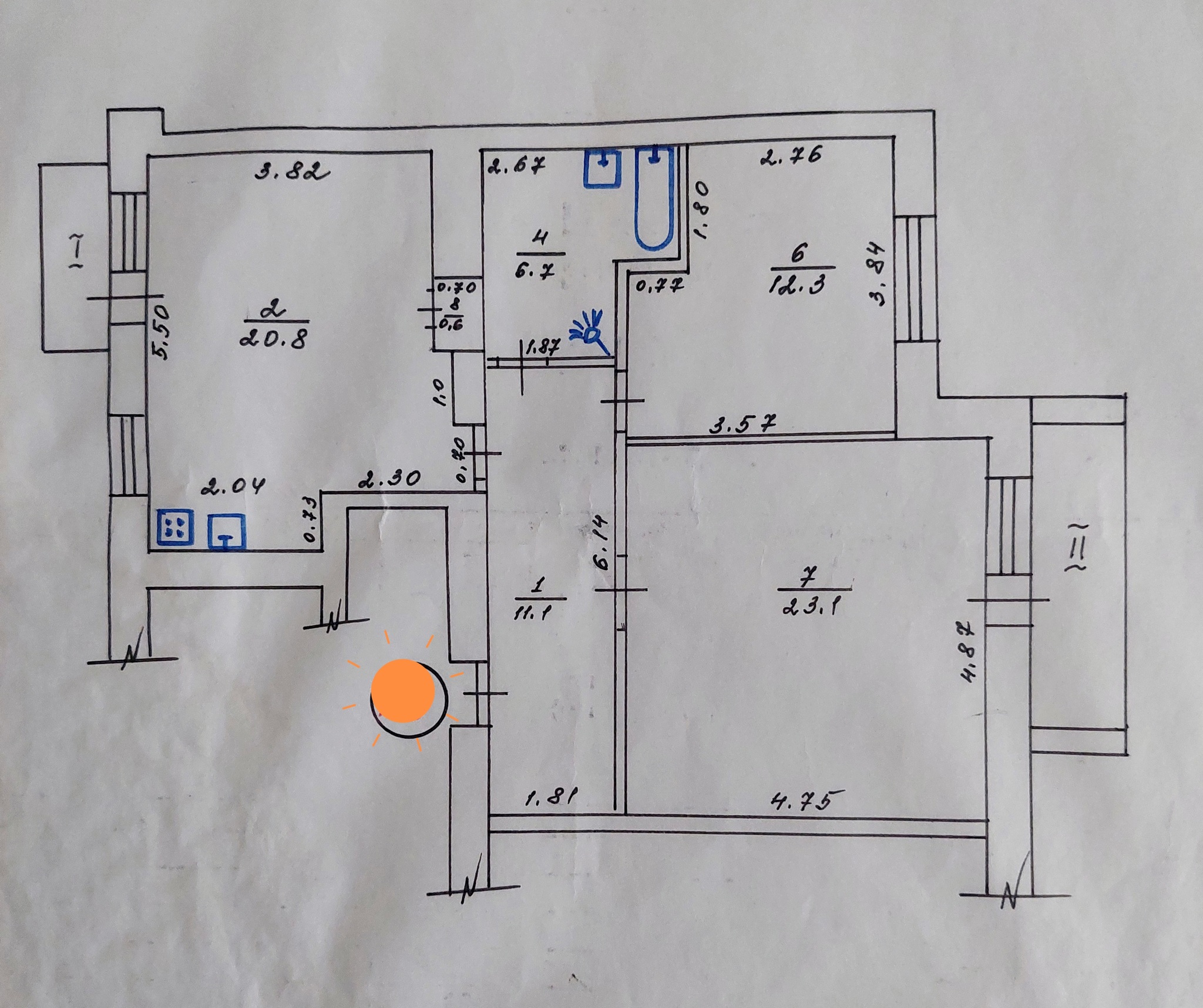 Продаж 2-кімнатної квартири 76 м², Ахсарова вул., 3В