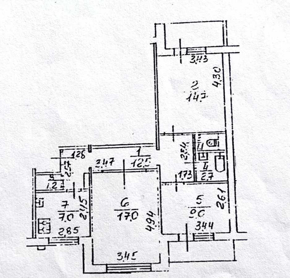 Продаж 3-кімнатної квартири 68 м², Володимира Сальського вул., 8