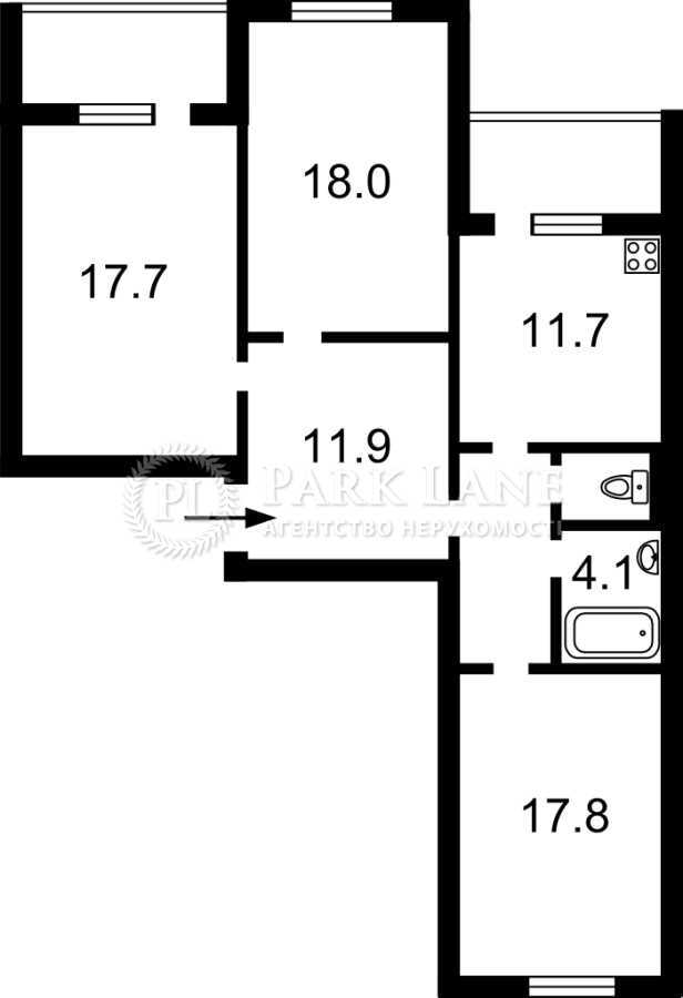 Продажа 3-комнатной квартиры 96 м², Ясиноватский пер., 11