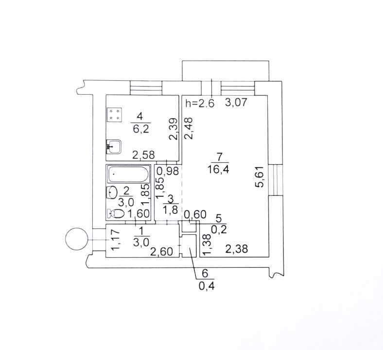 Продаж 1-кімнатної квартири 32 м², Джона Маккейна вул., 10