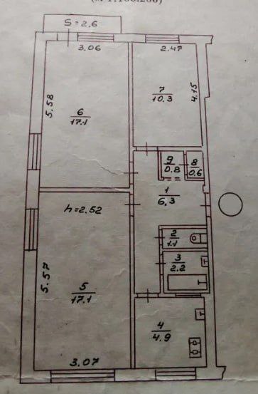 Продаж 3-кімнатної квартири 63 м², Герасима Кондратьєва вул.