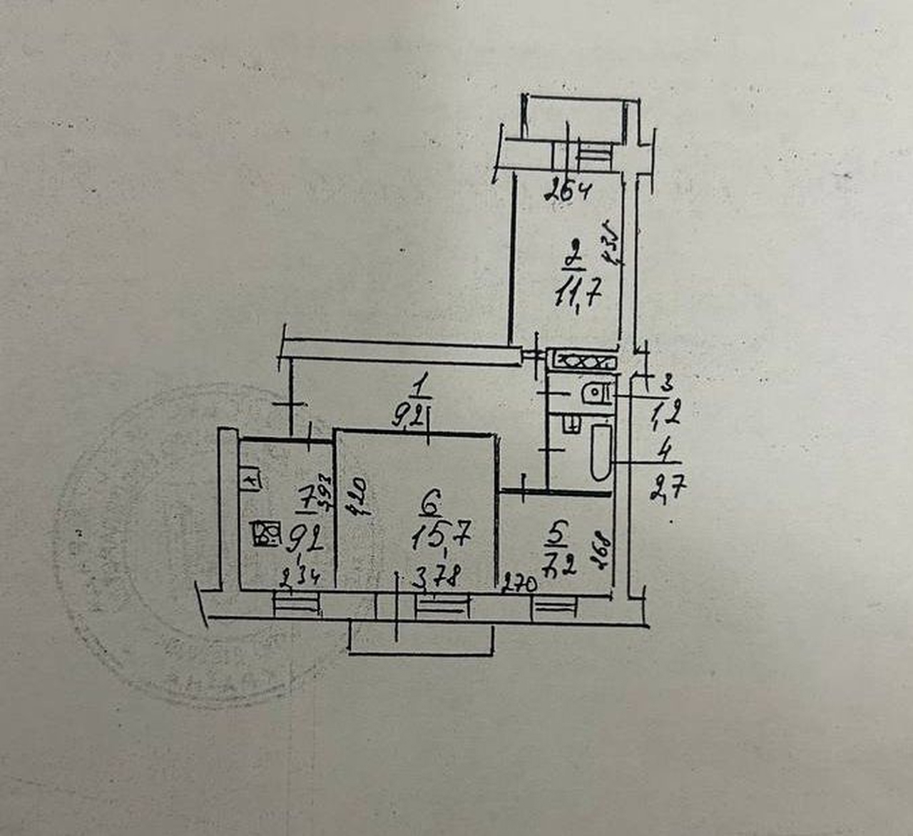 Продаж 3-кімнатної квартири 60 м², Калинова вул., 1