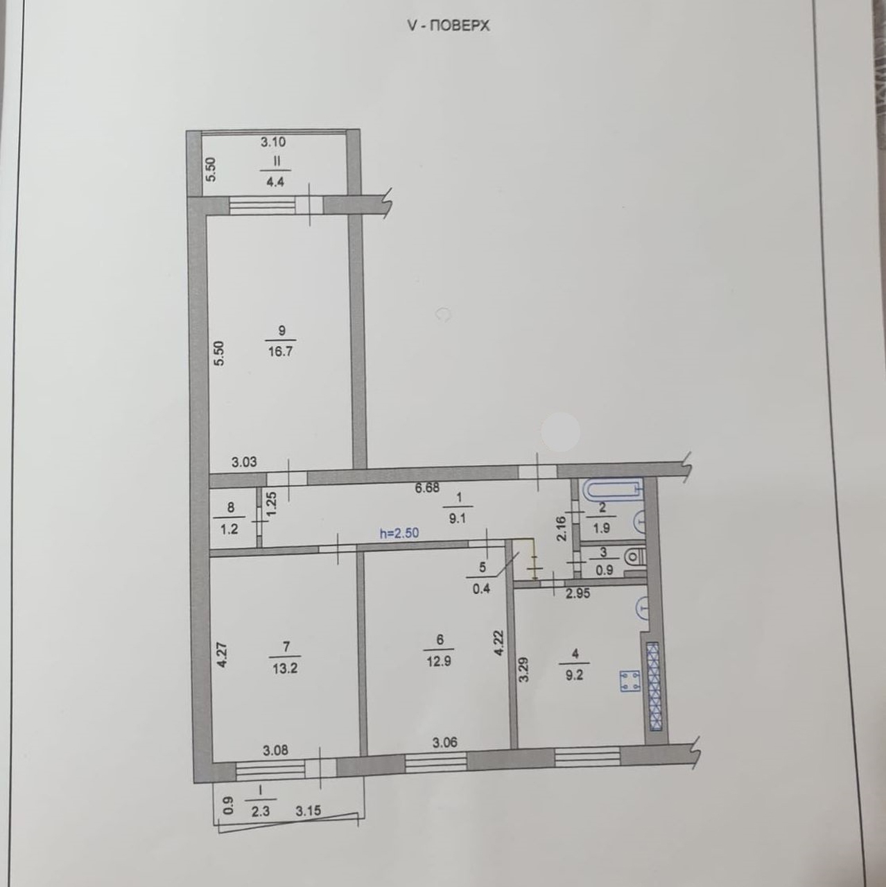 Продаж 3-кімнатної квартири 72 м², Бурштинова вул., 83