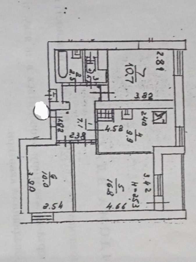 Продажа 3-комнатной квартиры 60 м², Юрия Клена ул., Іллєнка