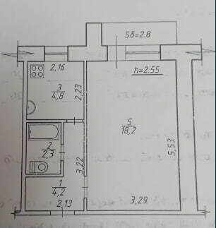 Продажа 1-комнатной квартиры 32.3 м², Засумская ул.