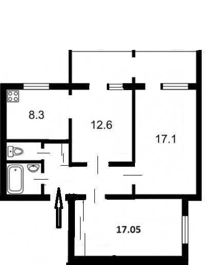 Продажа 3-комнатной квартиры 68 м², Николая Лаврухина ул., 11А