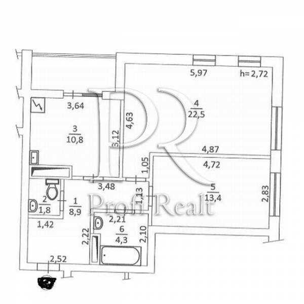 Продаж 2-кімнатної квартири 67 м², Миколи Гулака вул., 4