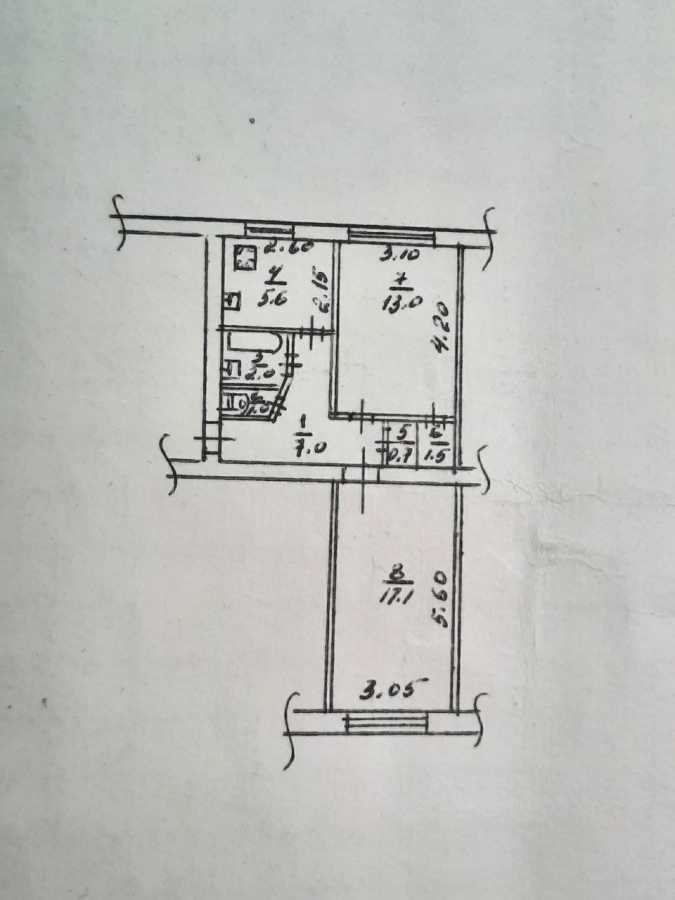 Продажа 2-комнатной квартиры 48 м², Богдана Хмельницкого ул.