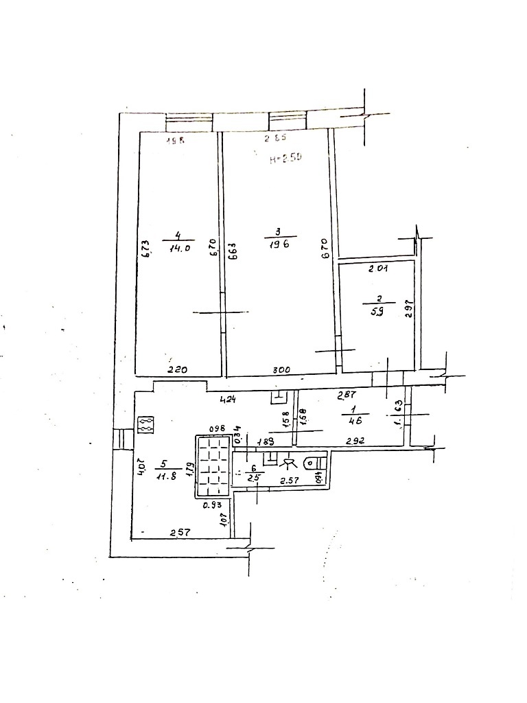 Продажа 2-комнатной квартиры 58 м², Бунина ул., 27