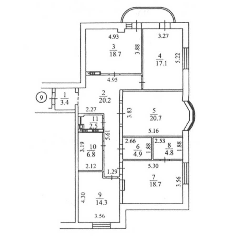 Продажа 3-комнатной квартиры 133.5 м², Лабораторный пер., 6