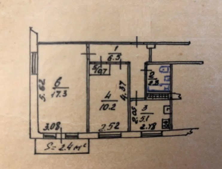 Продаж 2-кімнатної квартири 43.3 м², Праці вул.