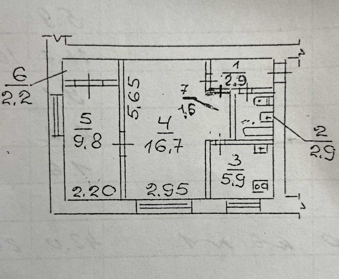 Продажа 2-комнатной квартиры 42 м², Путиловская ул., 22