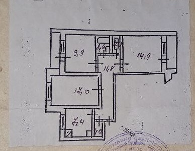 Продажа 3-комнатной квартиры 70 м², Киевская ул., Милославська 23