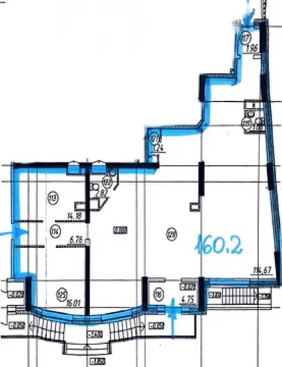 Аренда офиса 160 м², Ованеса Туманяна ул., 15А