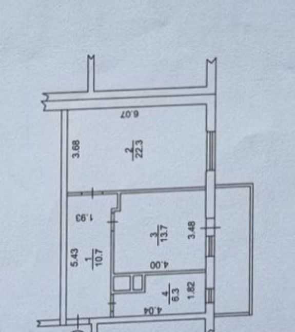 Продаж 1-кімнатної квартири 59.9 м², Олени Пчілки вул., 2А