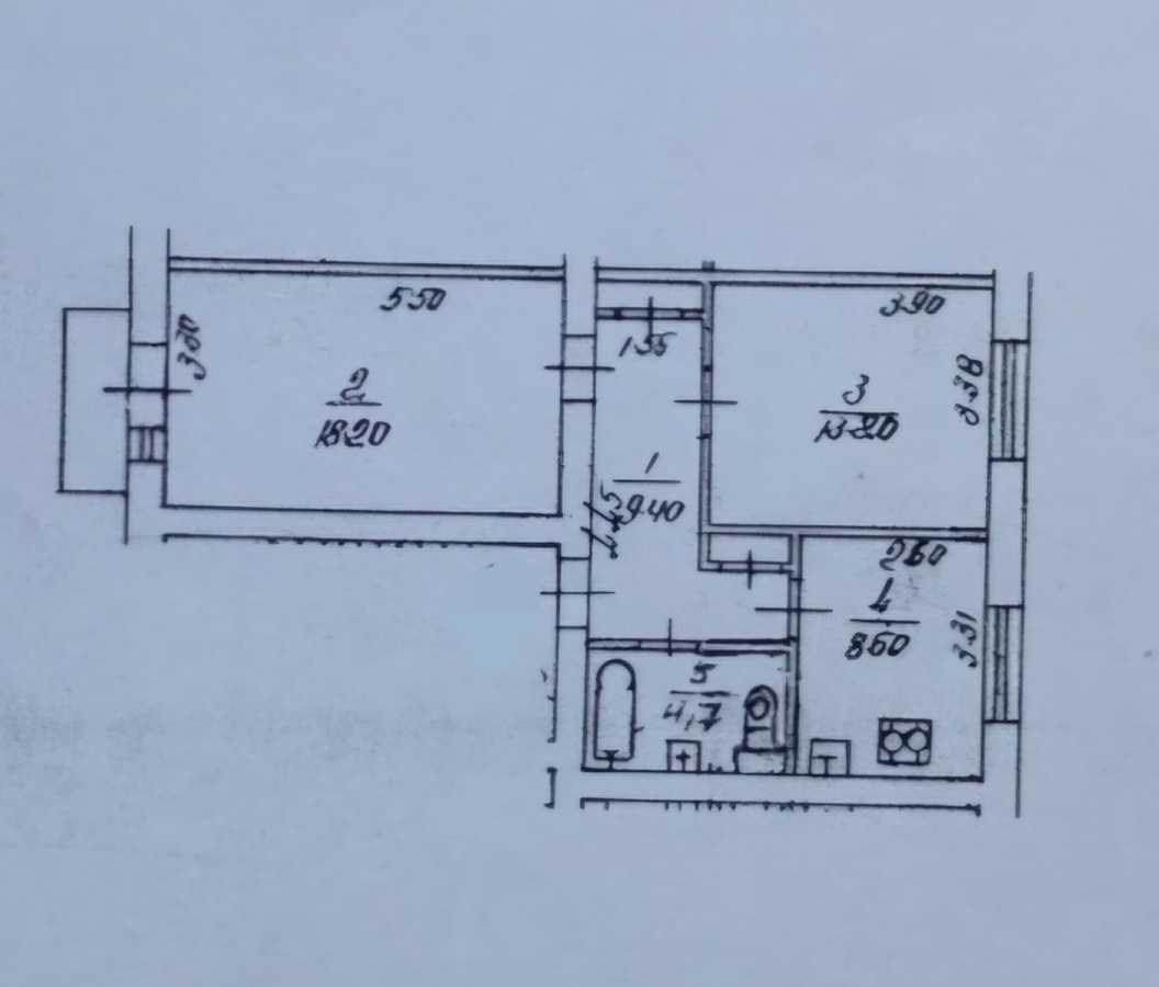 Продаж 2-кімнатної квартири 55 м², Арсенальна вул., 17