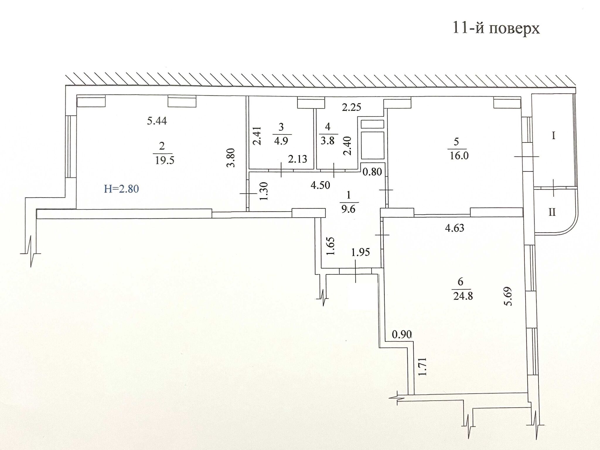 Продажа 2-комнатной квартиры 82 м²