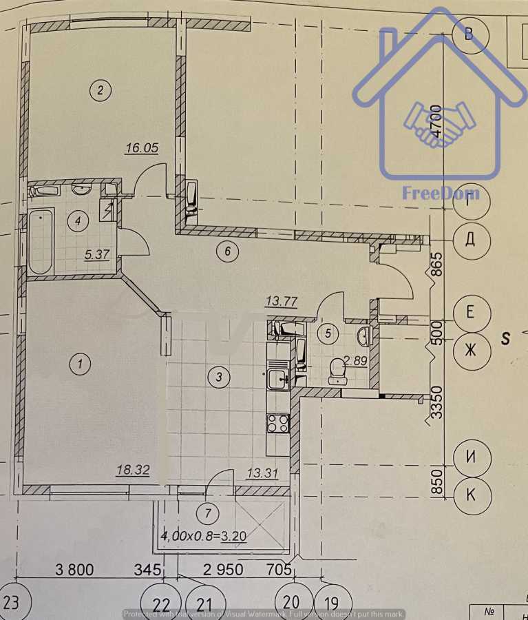 Продажа 2-комнатной квартиры 73 м², Воскресенская ул., 16А