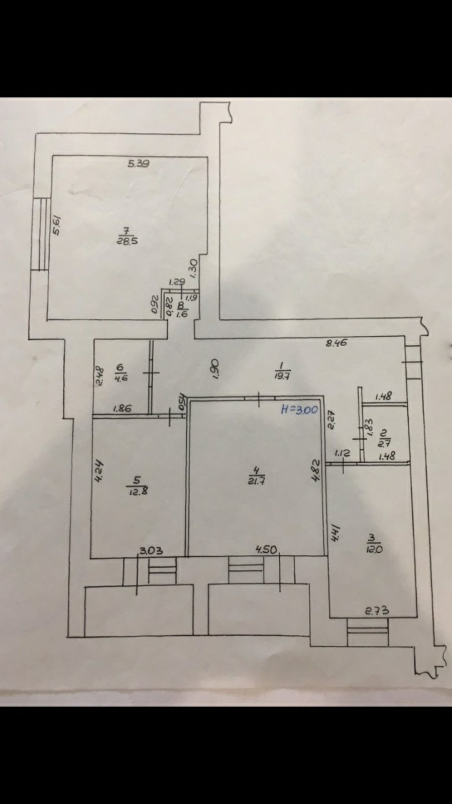 Продаж 3-кімнатної квартири 112 м²