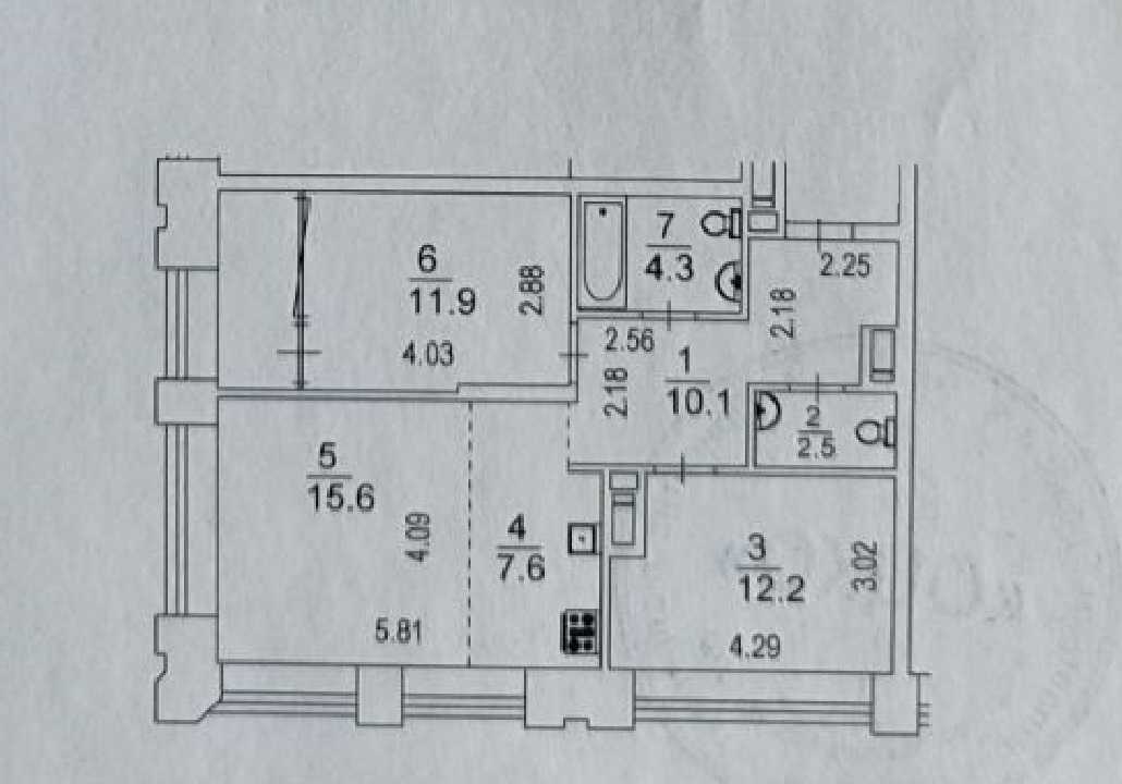 Продаж 3-кімнатної квартири 68 м², Зарічна вул., 2 К3