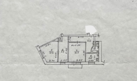 Продажа 3-комнатной квартиры 61 м²