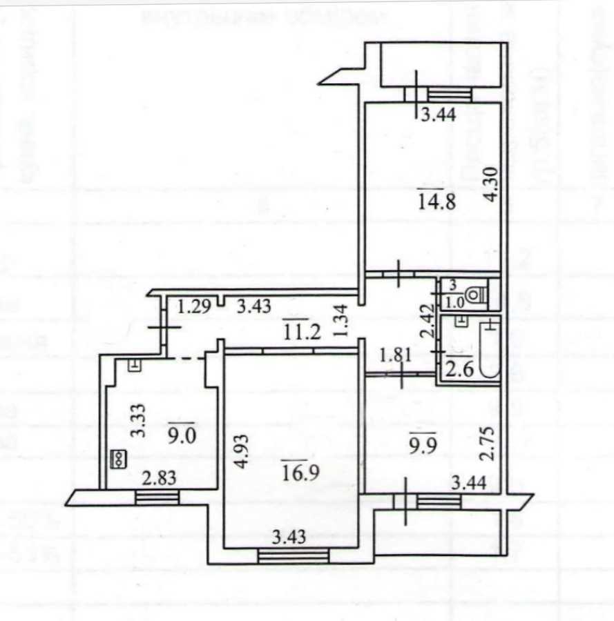 Продажа 3-комнатной квартиры 69 м², Татьяны Яблонской ул., 1