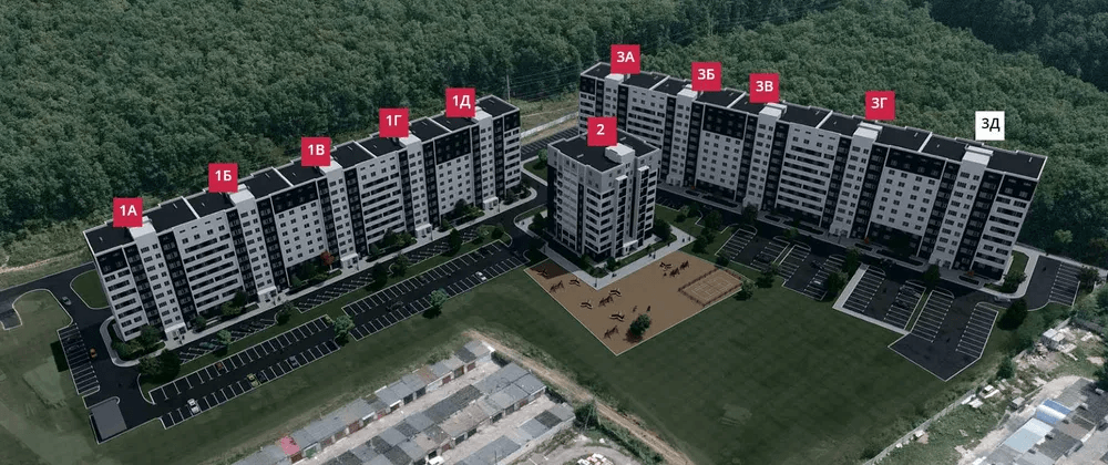 Продаж 1-кімнатної квартири 39.7 м²