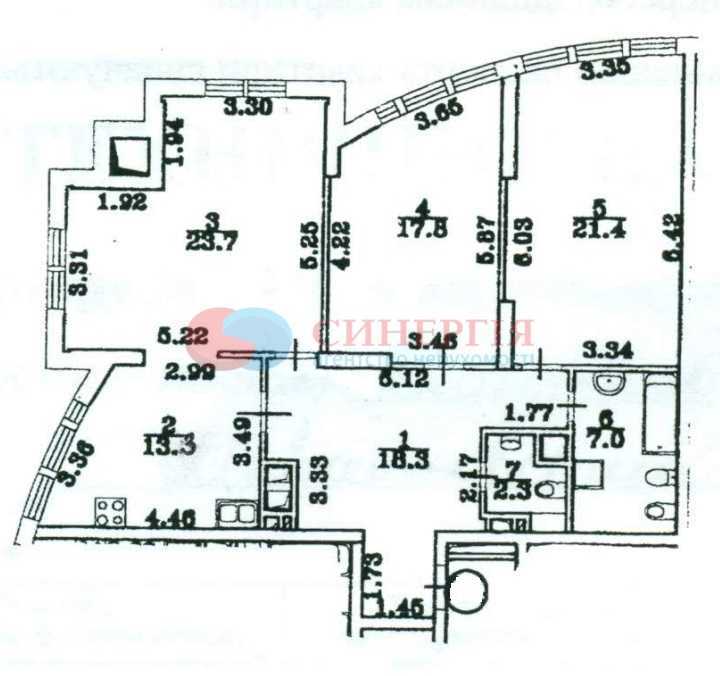 Аренда 3-комнатной квартиры 104 м², Дмитриевская ул., 80