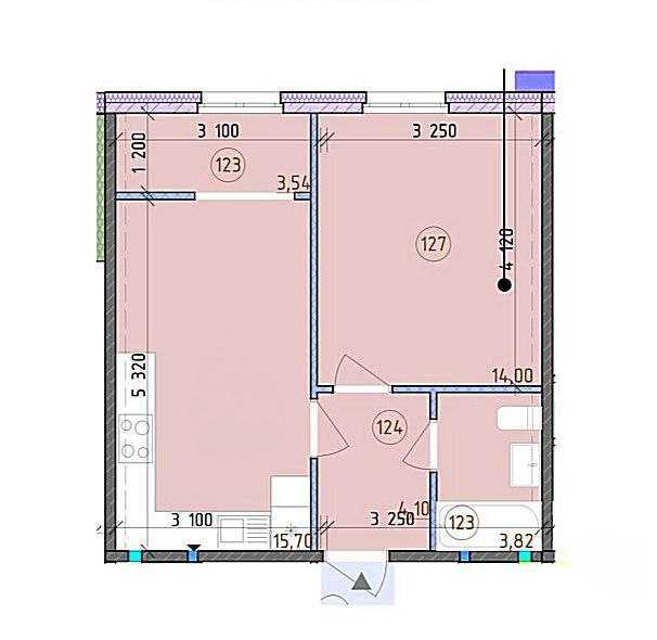 Продажа 1-комнатной квартиры 41 м², Михаила Максимовича ул., 24