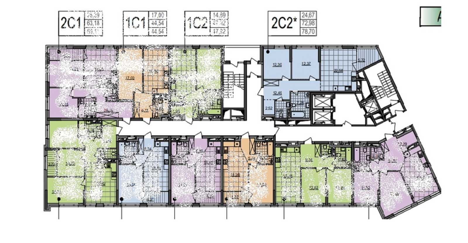 Продажа 2-комнатной квартиры 79.1 м², Северо-Сырецкая ул., 10