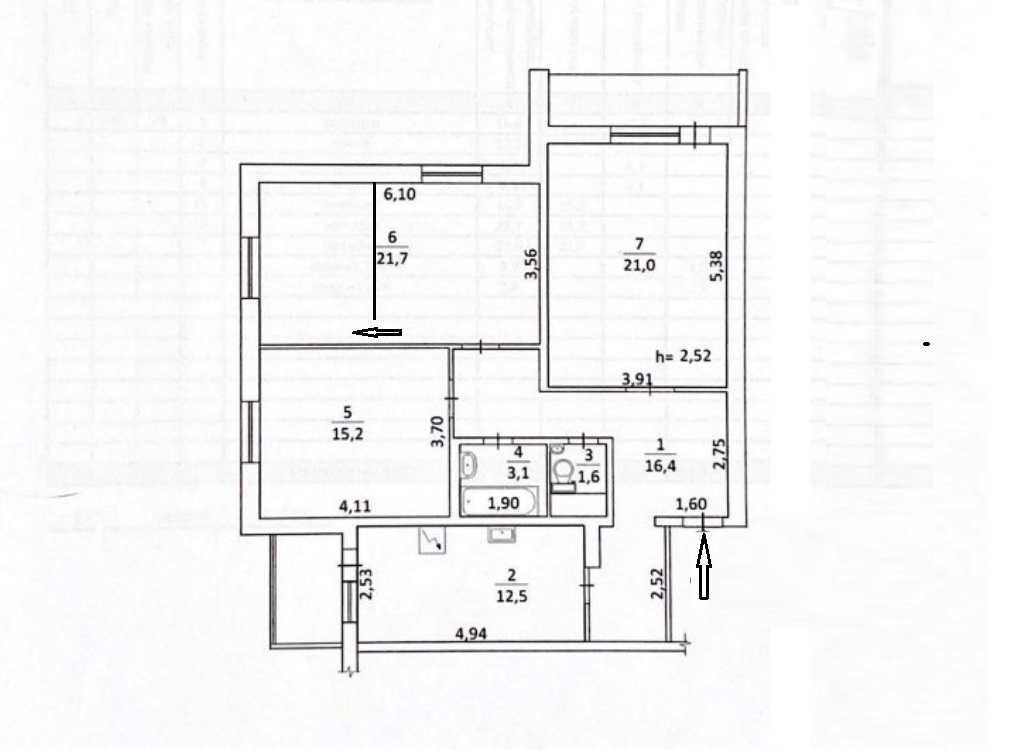 Продажа 4-комнатной квартиры 98 м², Дарницкий бул., 10