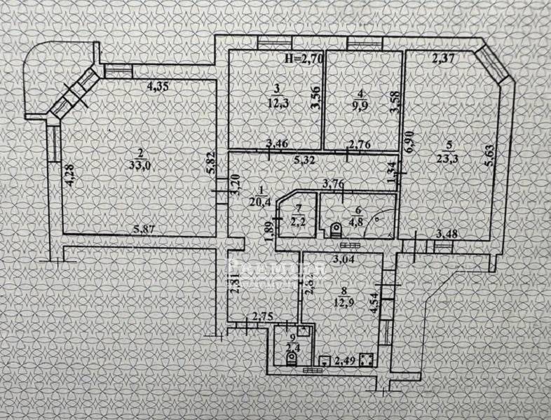 Продаж 4-кімнатної квартири 128 м², Академіка Заболотного вул.