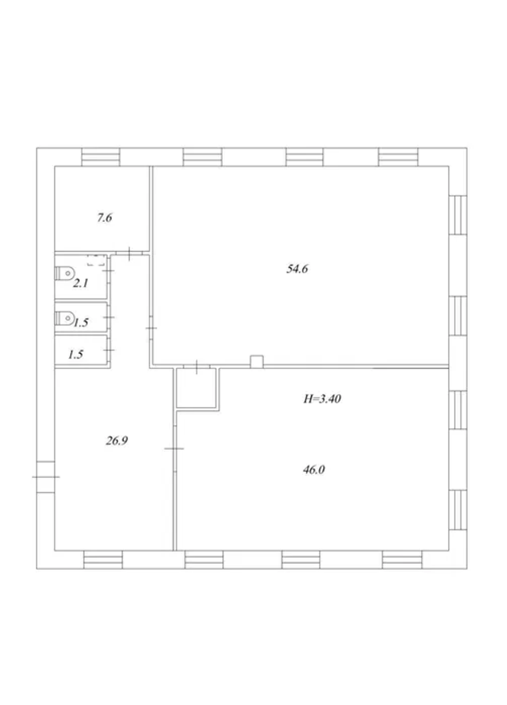 Аренда офиса 144 м², Межигорская ул., 87А