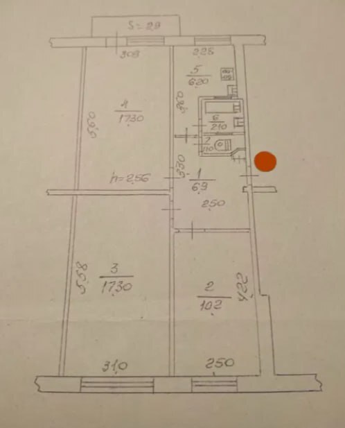 Продажа 3-комнатной квартиры 63.8 м², Пушкина ул.