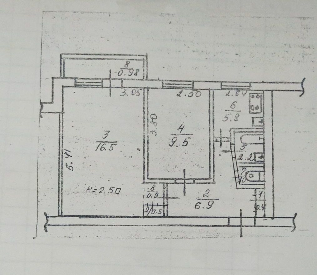 Продажа 2-комнатной квартиры 45 м², Тверская ул., 13