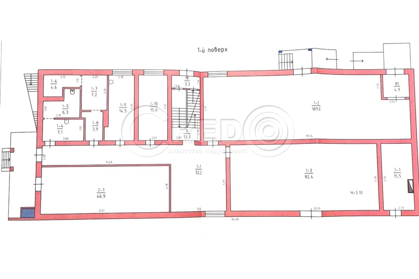 Продаж окремо розташованої будівлі 955.4 м², Ракітіна