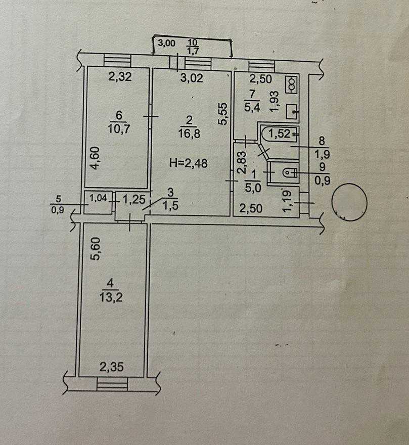 Продаж 3-кімнатної квартири 58 м², Вацлава Гавела бул., 75