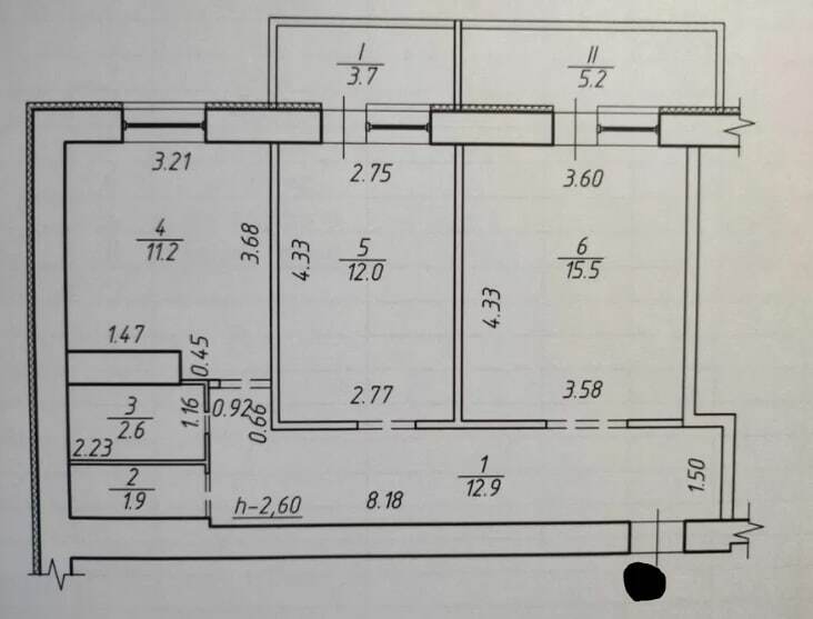 Продажа 2-комнатной квартиры 63.22 м², Михаила Лушпы просп.