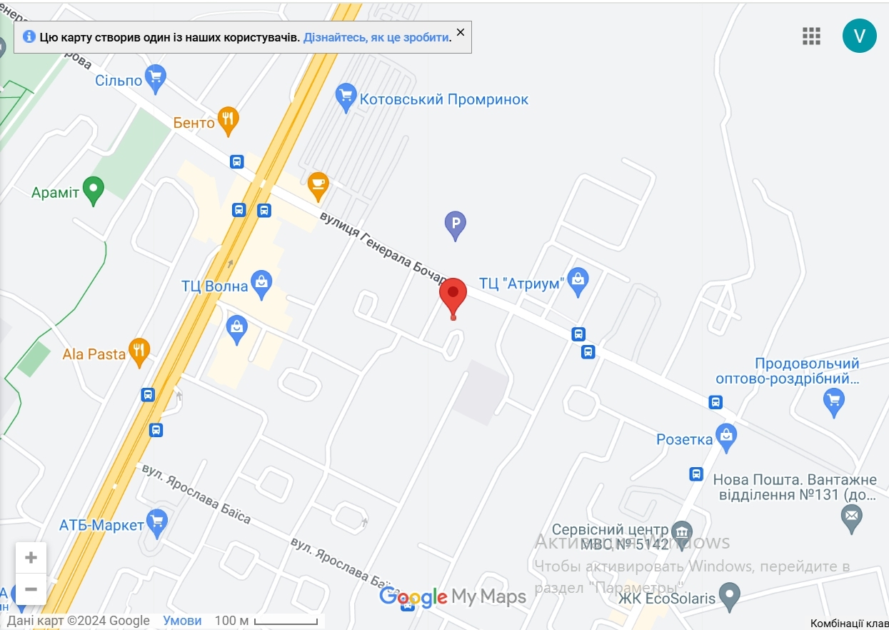 Оренда приміщення вільного призначення 103 м², Генерала Бочарова вул.
