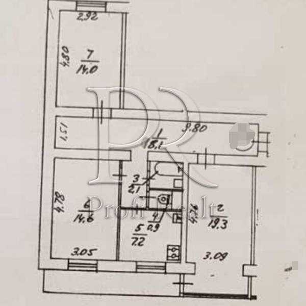 Продаж 3-кімнатної квартири 78 м², Гончарова вул., 16