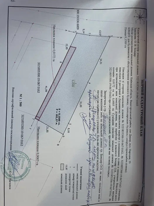 Продаж ділянки під індивідуальне житлове будівництво 15 соток