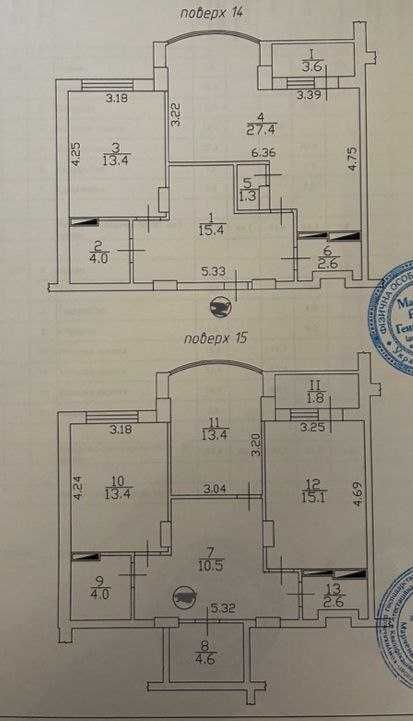 Продаж 4-кімнатної квартири 133 м²