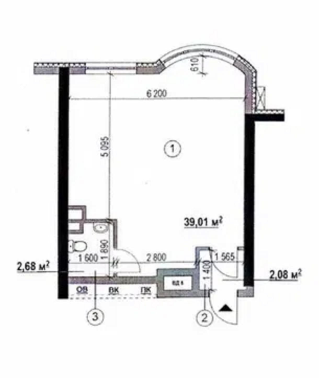 Аренда офиса 45 м², Соборности просп., 30А