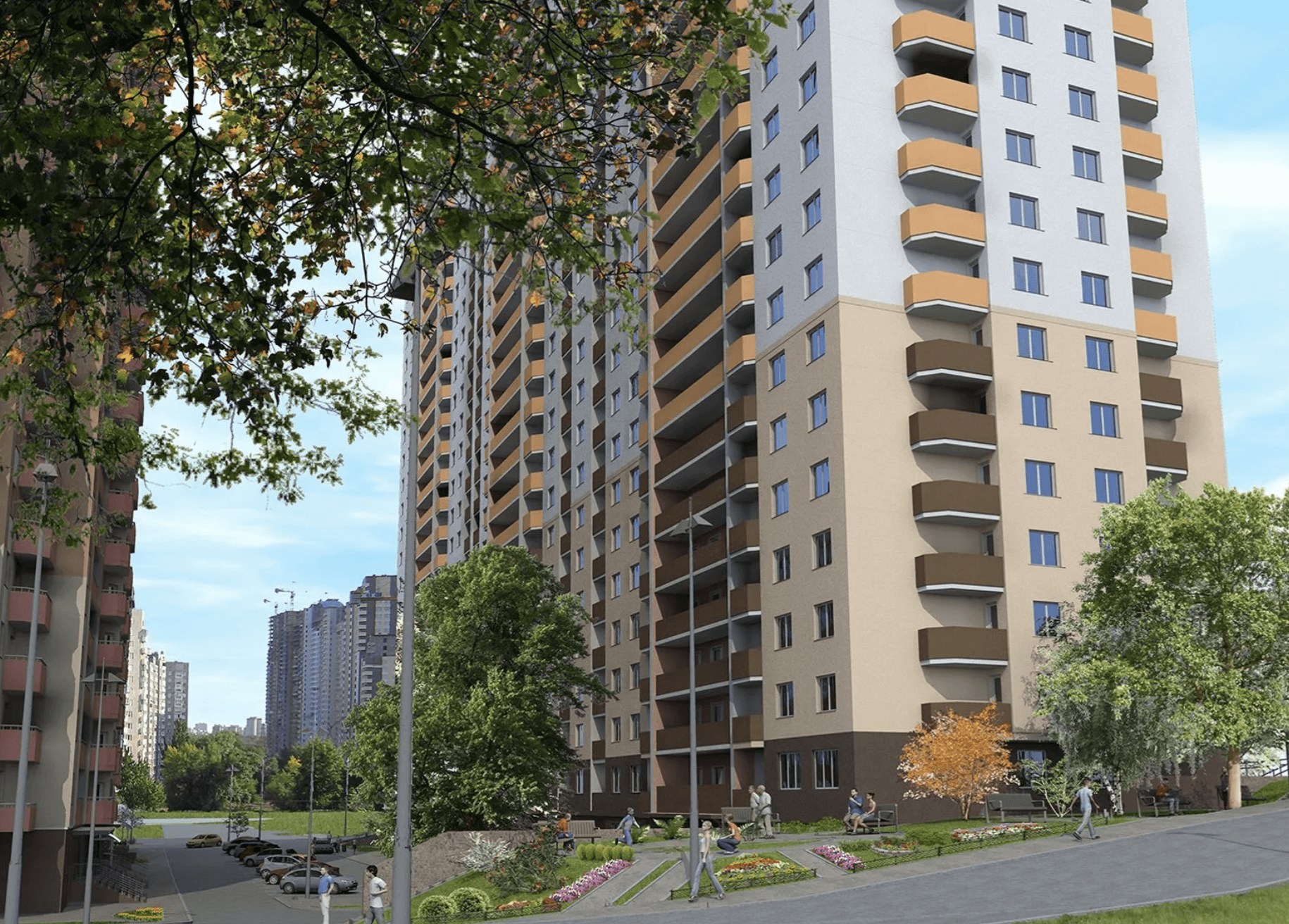 Продаж 1-кімнатної квартири 41 м²