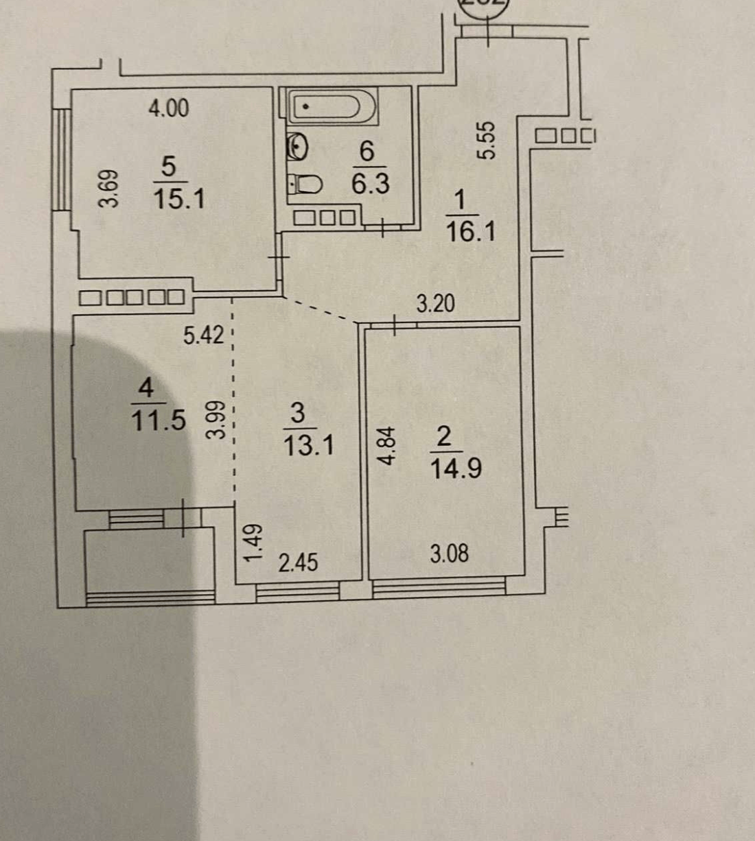 Оренда 2-кімнатної квартири 80 м²