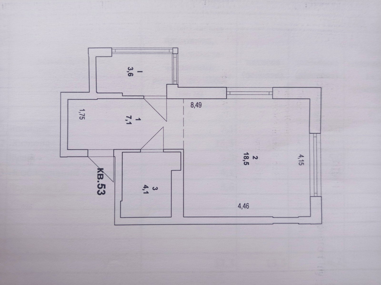 Продажа 1-комнатной квартиры 33 м²