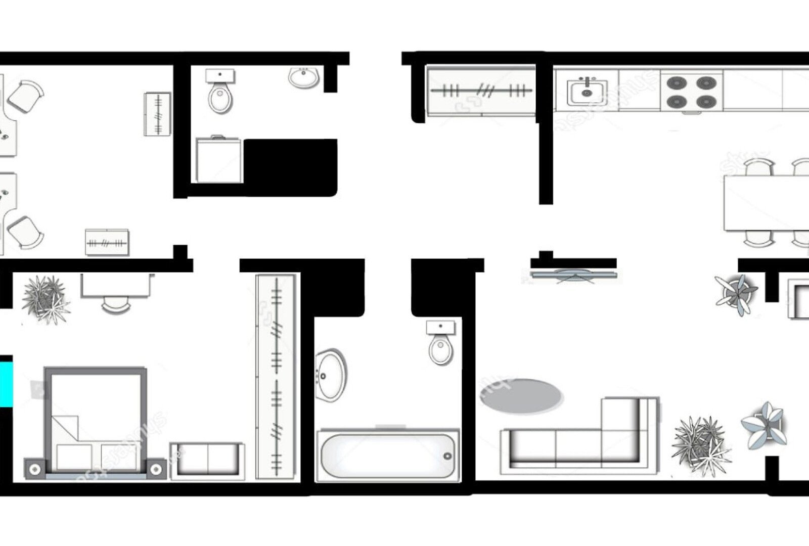 Продажа 3-комнатной квартиры 122 м²