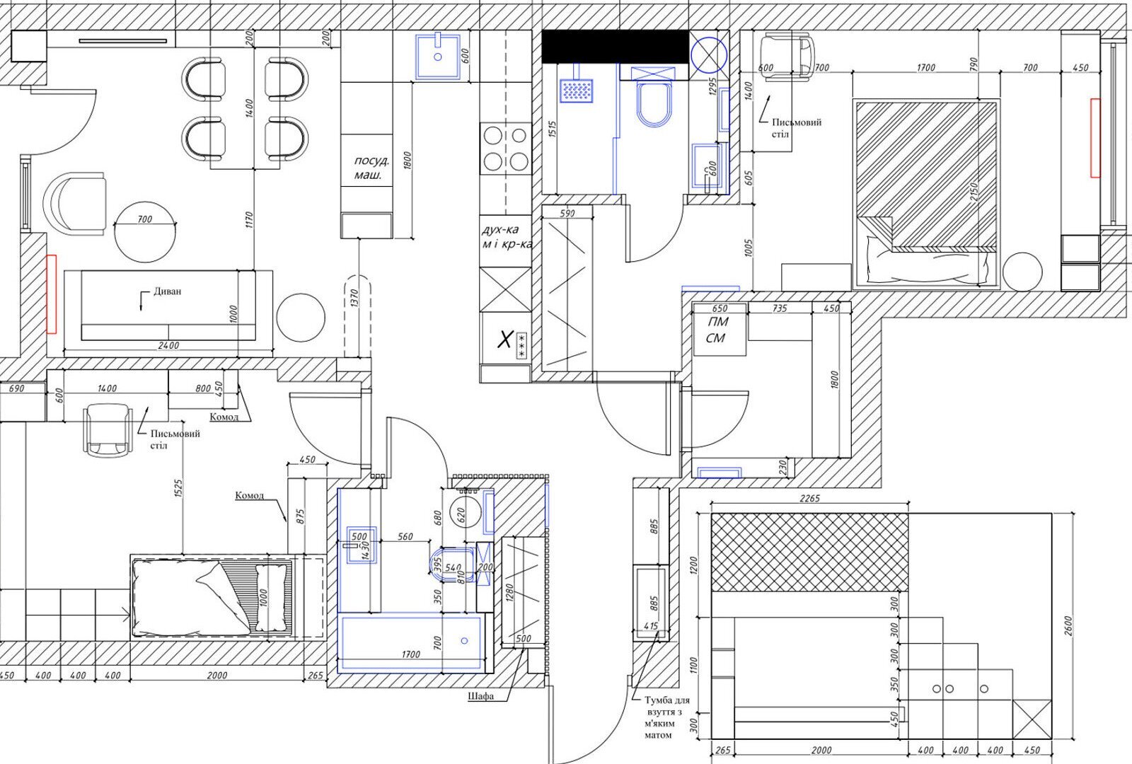 Продажа 2-комнатной квартиры 70 м²